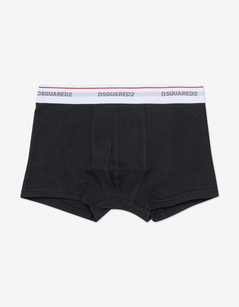 Boys 2 Pack Boxer Shorts Set in Multicolour