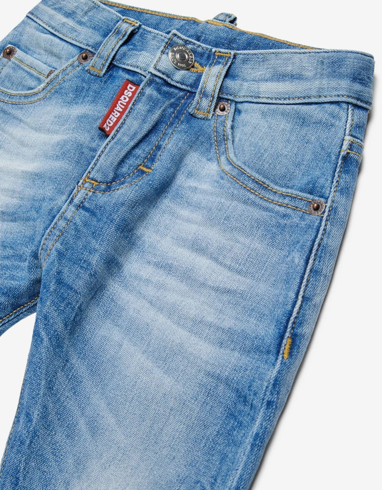 Baby Carrot Cut Jeans in Blue