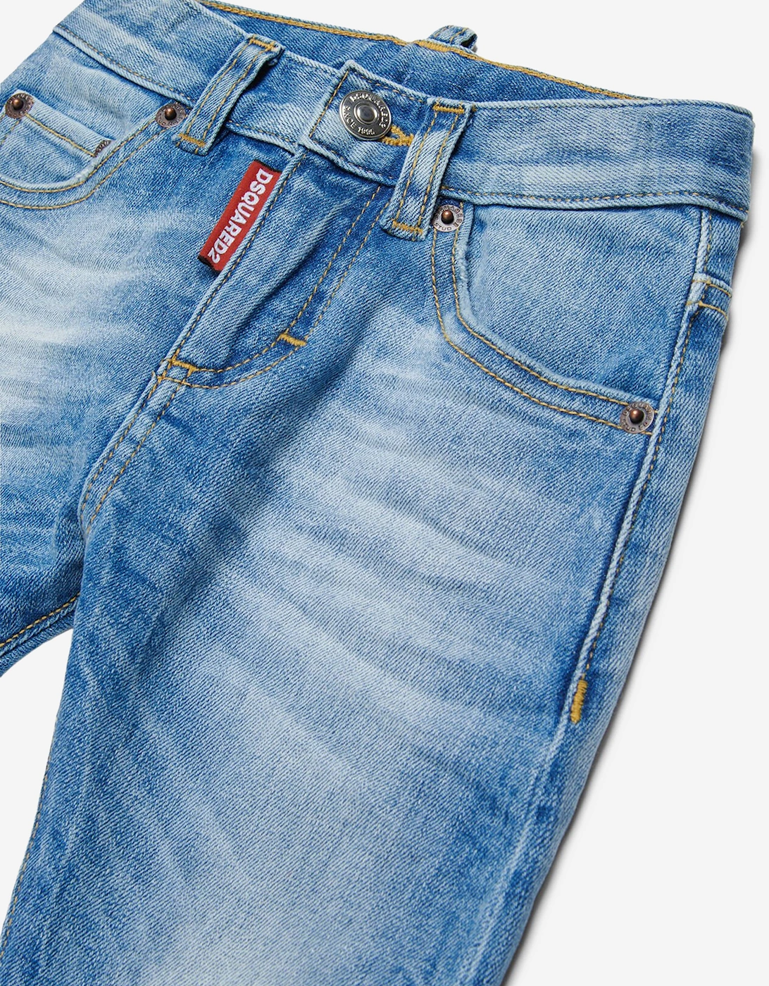 Baby Carrot Cut Jeans in Blue