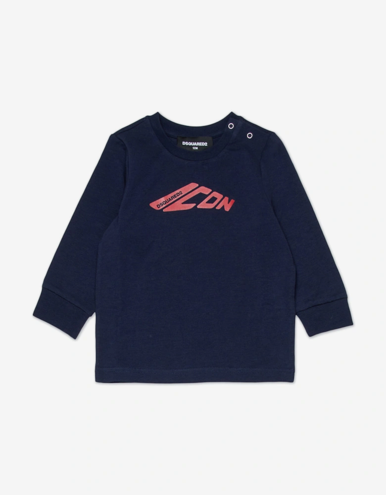 Baby Icon Logo Tracksuit in Navy