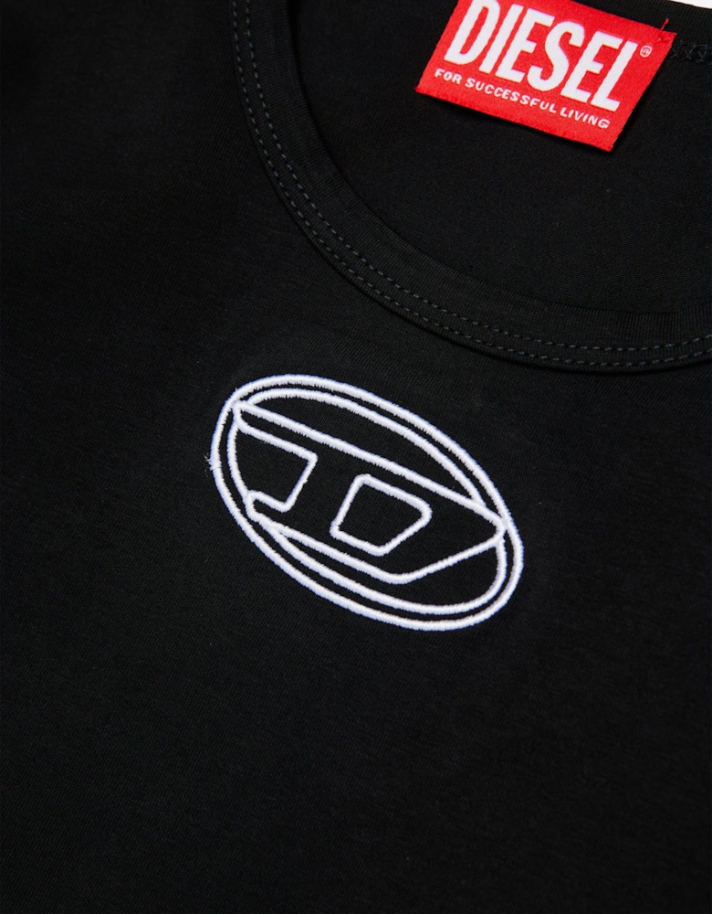 Girls Logo Bodysuit in Black