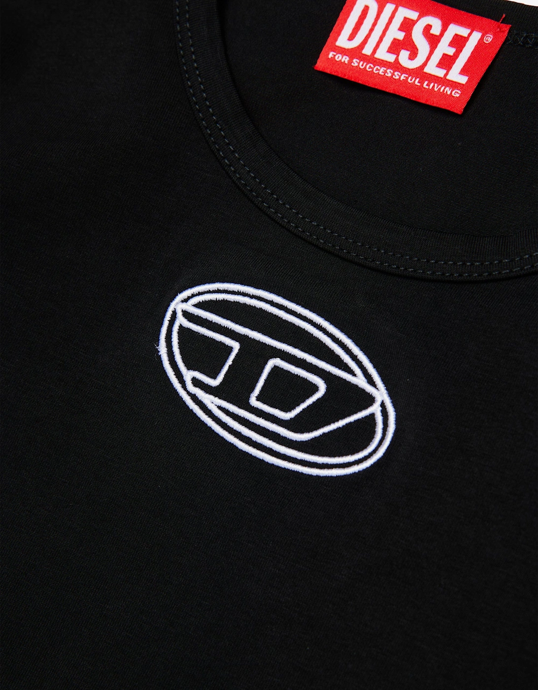 Girls Logo Bodysuit in Black