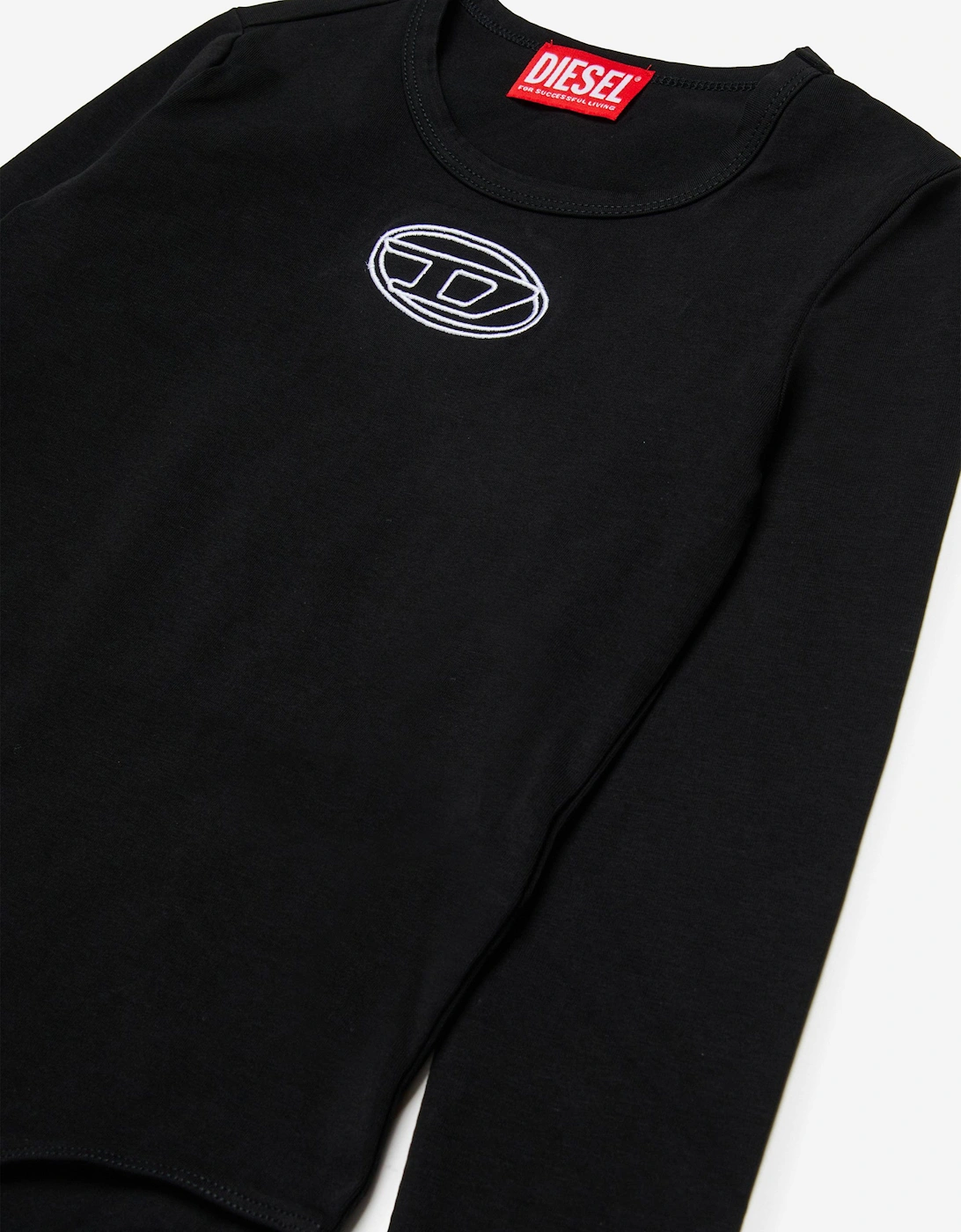Girls Logo Bodysuit in Black