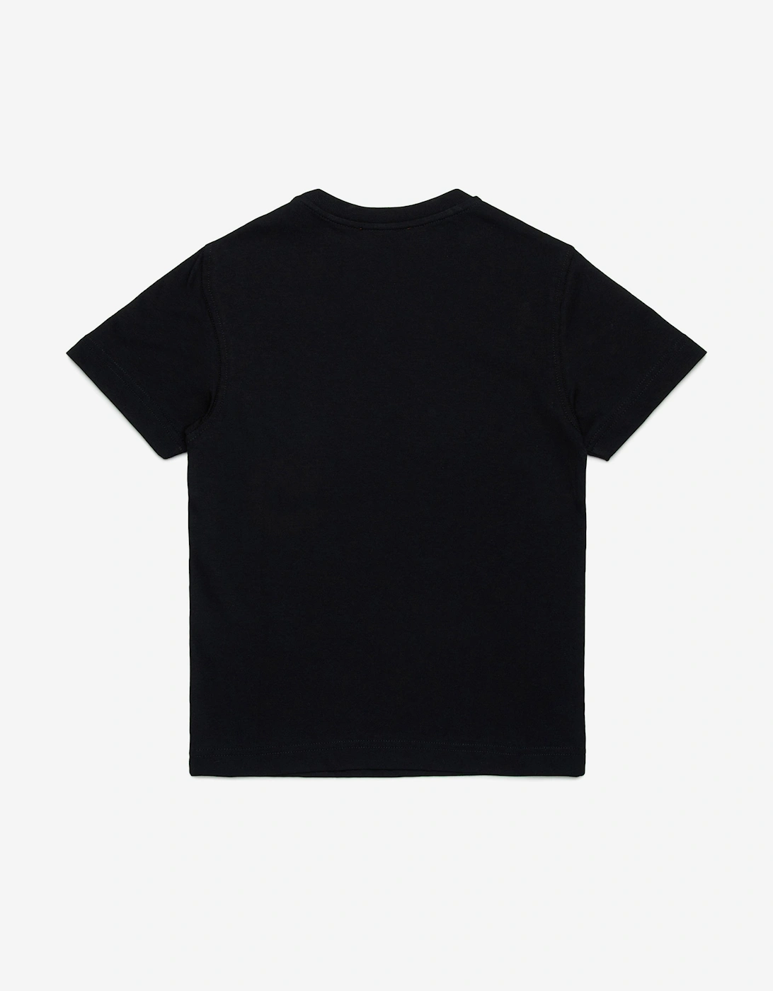 Boys Logo Print T-Shirt in Black