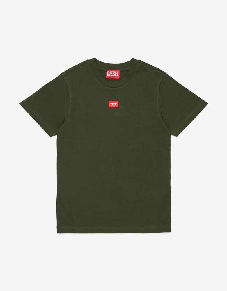 Boys Logo T-Shirt in Green
