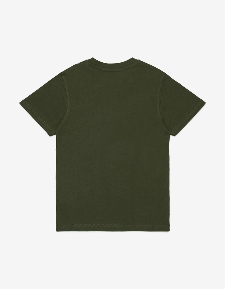 Boys Logo T-Shirt in Green