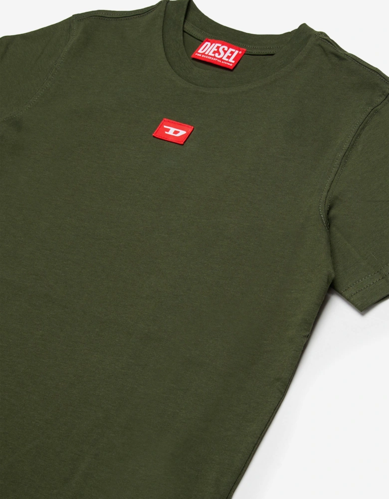 Boys Logo T-Shirt in Green