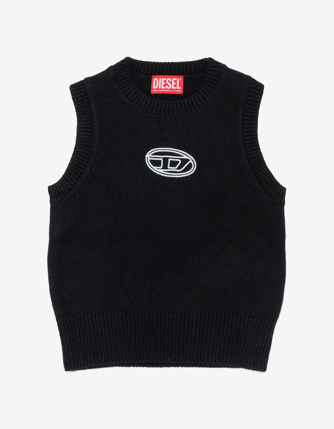 Girls Logo Sweater Vest in Black, 5 of 4