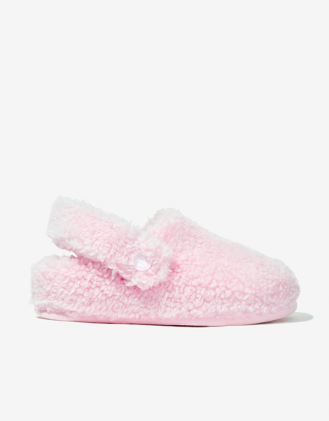 Girls Classic Cozzzy Slipper in Pink, 5 of 4