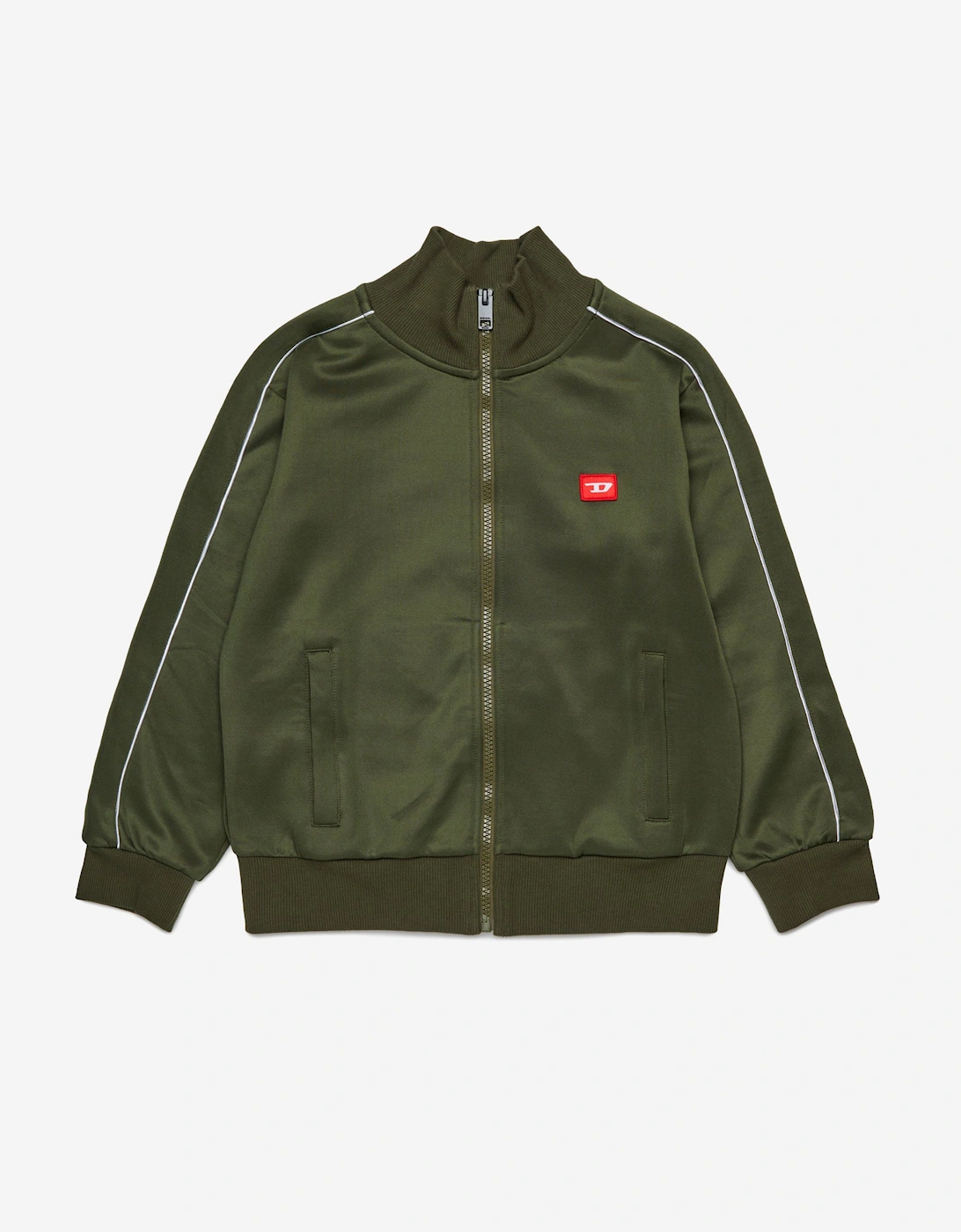 Boys Logo Track Jacket in Green, 5 of 4