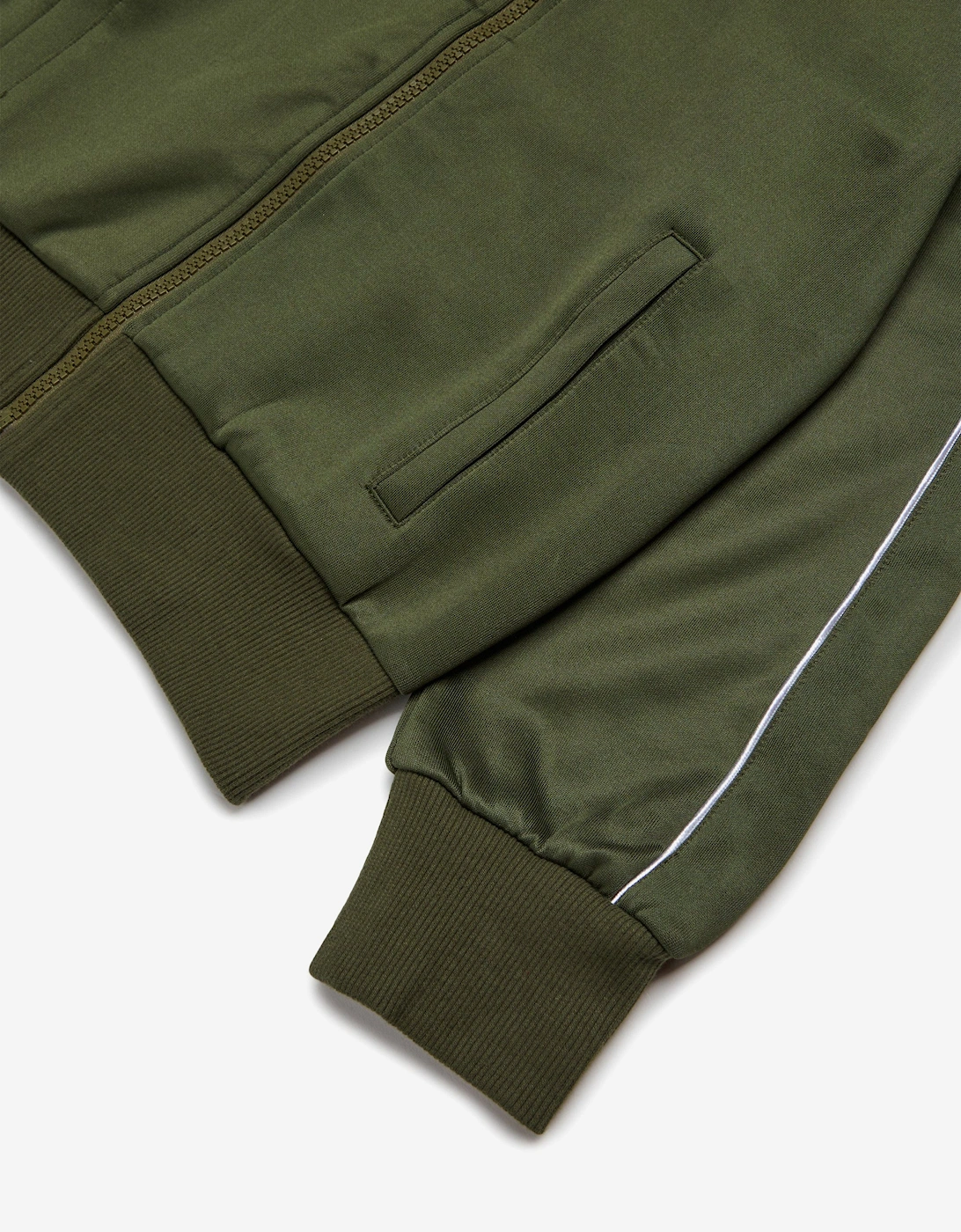 Boys Logo Track Jacket in Green
