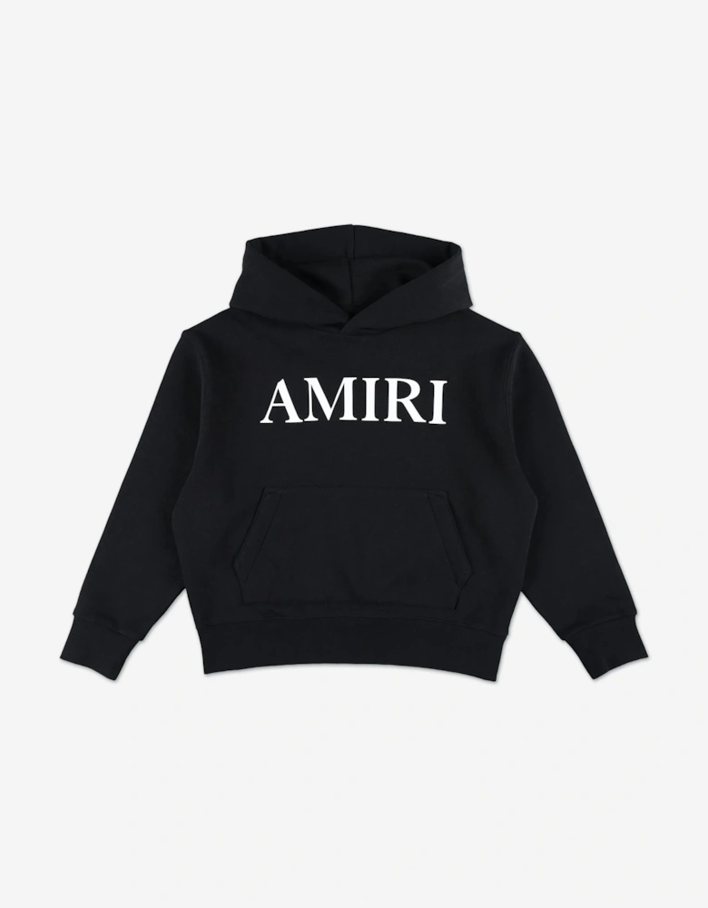 Kids Core Logo Hoodie in Black