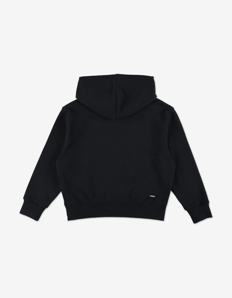Kids Core Logo Hoodie in Black