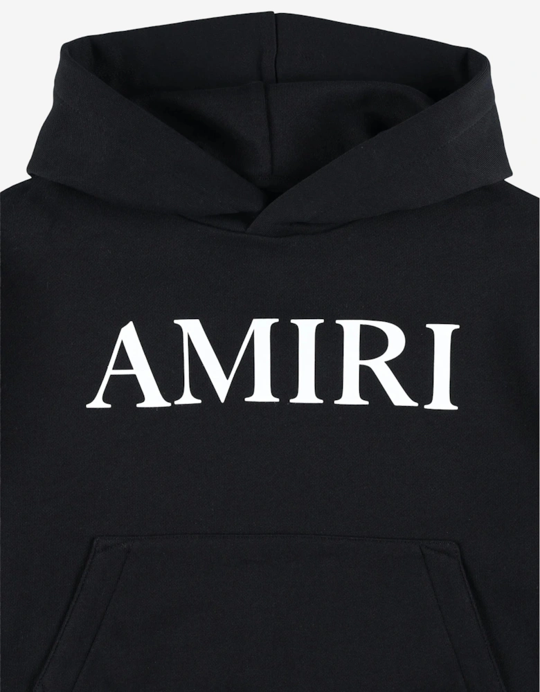 Kids Core Logo Hoodie in Black