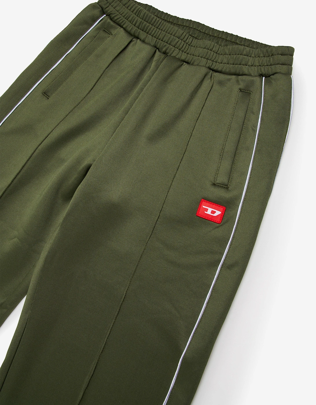 Boys Logo Track Pants in Green