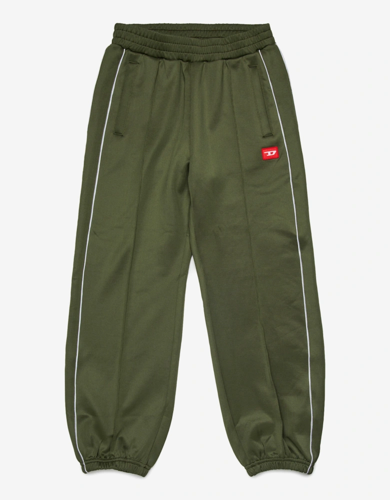 Boys Logo Track Pants in Green