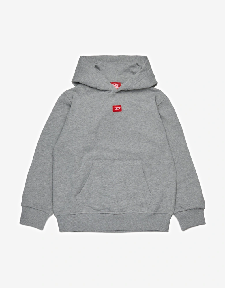 Kids Logo Hoodie in Grey
