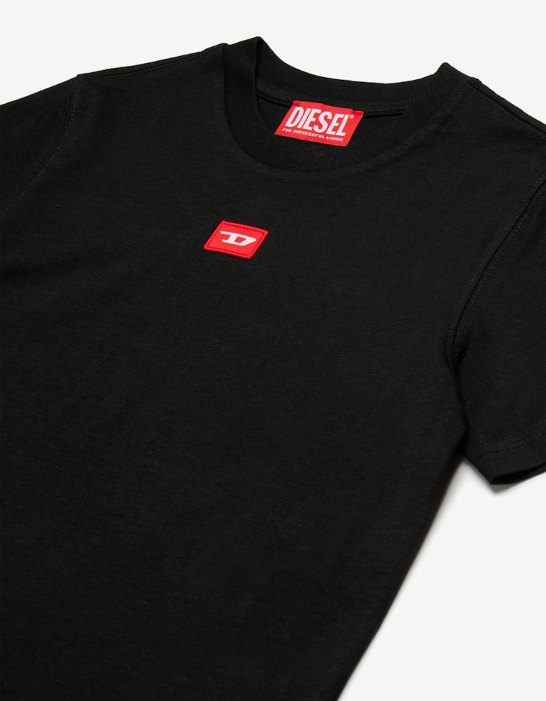 Boys Logo T-Shirt in Black
