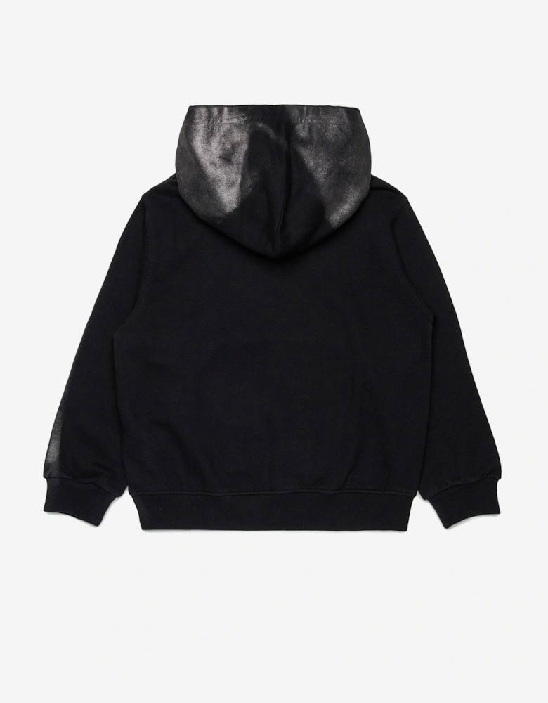 Boys Logo Hoodie in Black