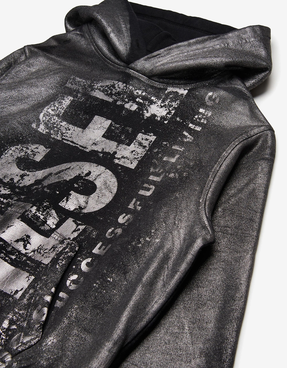 Boys Logo Hoodie in Black
