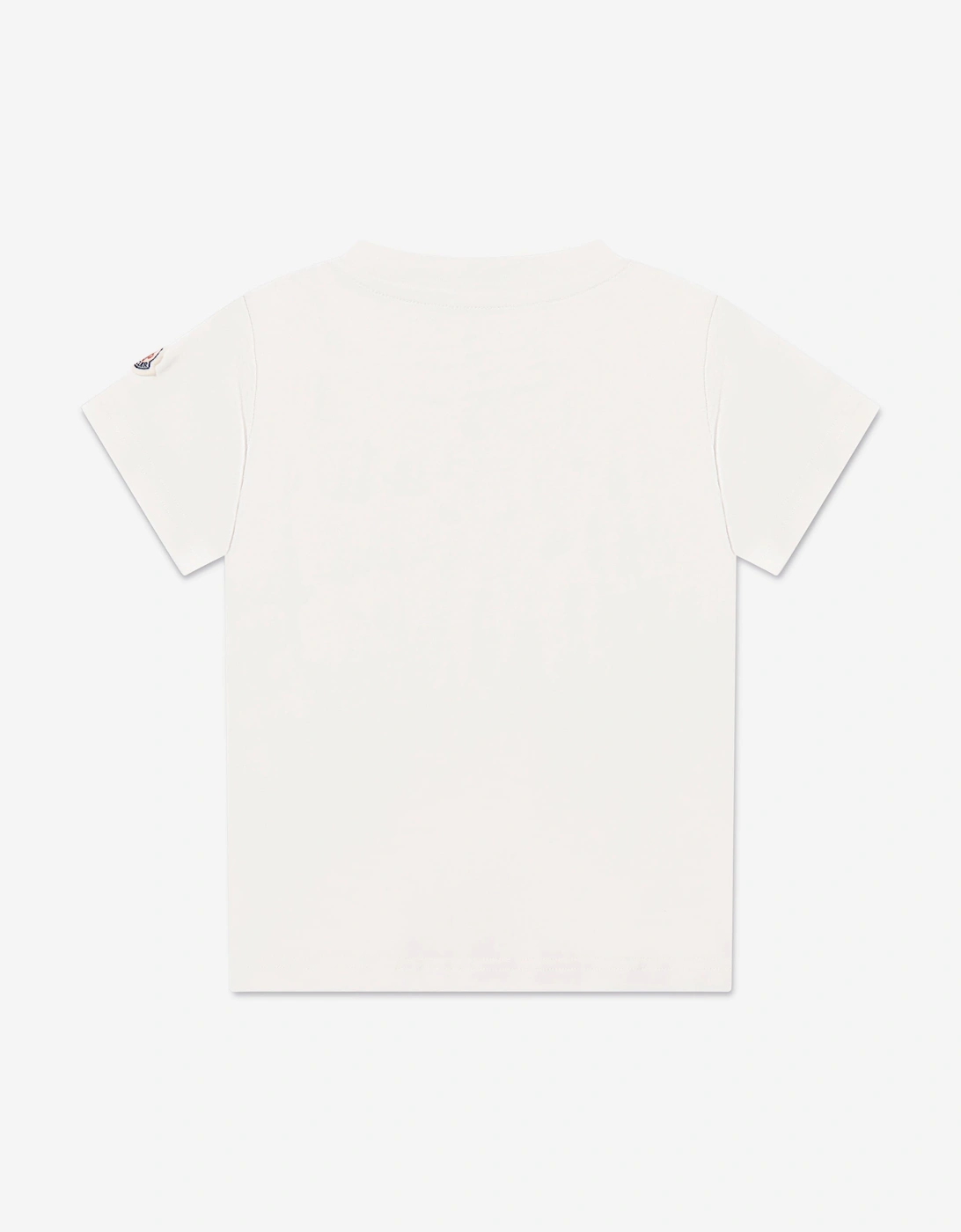 Enfant Boys Logo Print T-Shirt in Ivory