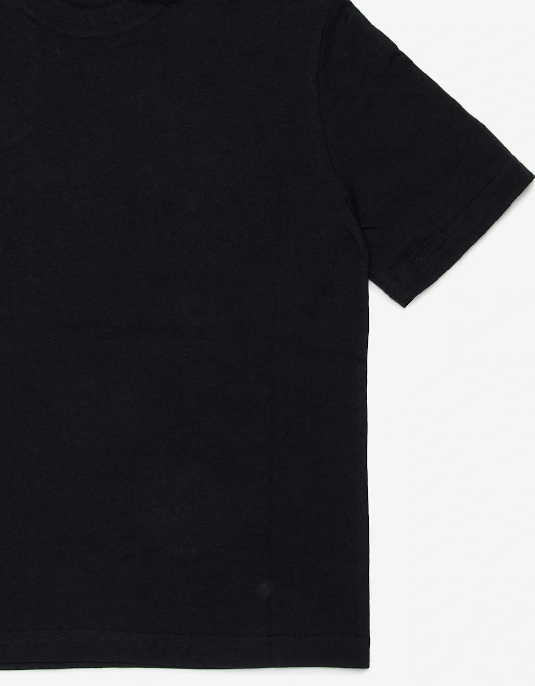 Boys Oval D Logo T-Shirt in Black