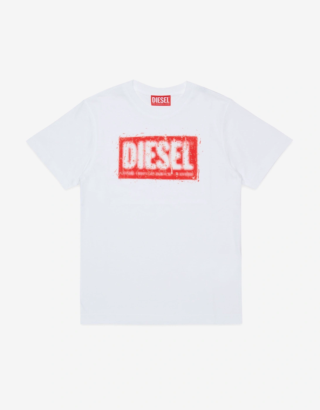 Boys Logo Print T-Shirt in White, 5 of 4