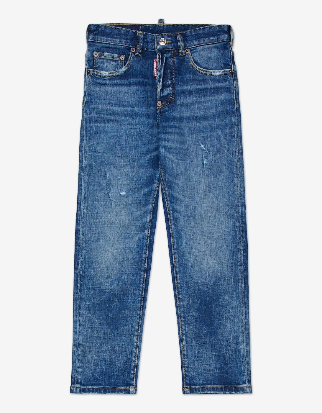 Dsquared2 Kids Regular Fit Jeans in Blue - Size: 6 yrs