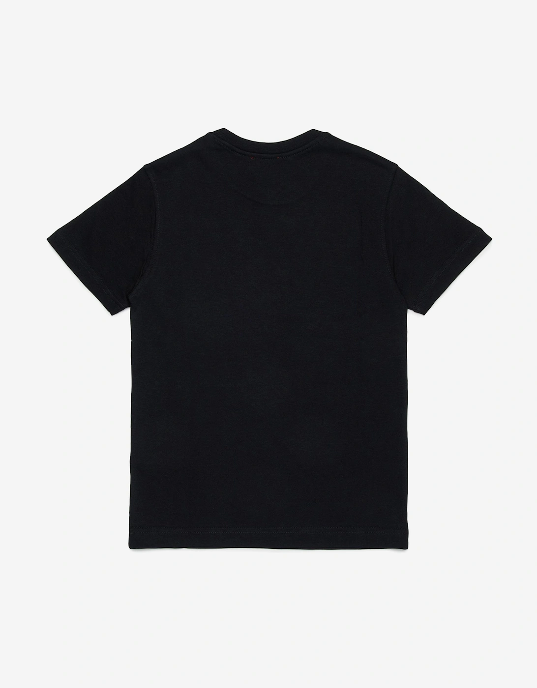 Boys Logo Print T-Shirt in Black