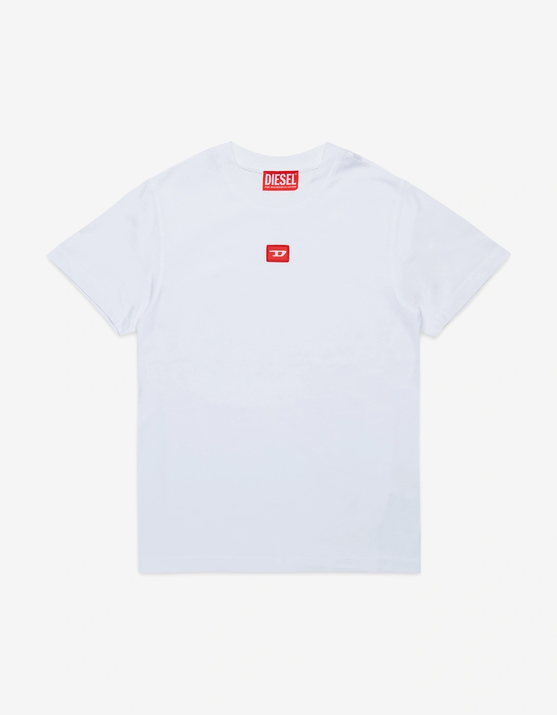 Boys Logo T-Shirt in White, 5 of 4