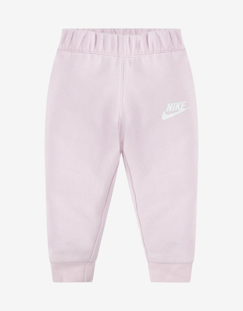Baby Girls Logo Tracksuit in Pink