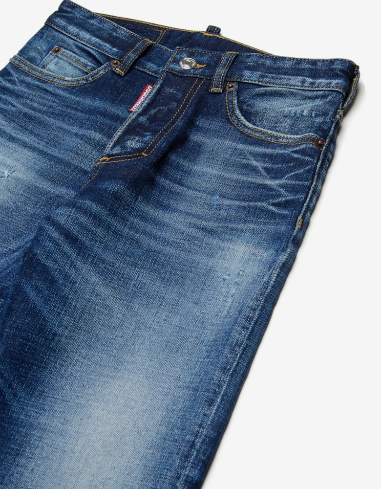 Kids Regular Fit Jeans in Blue