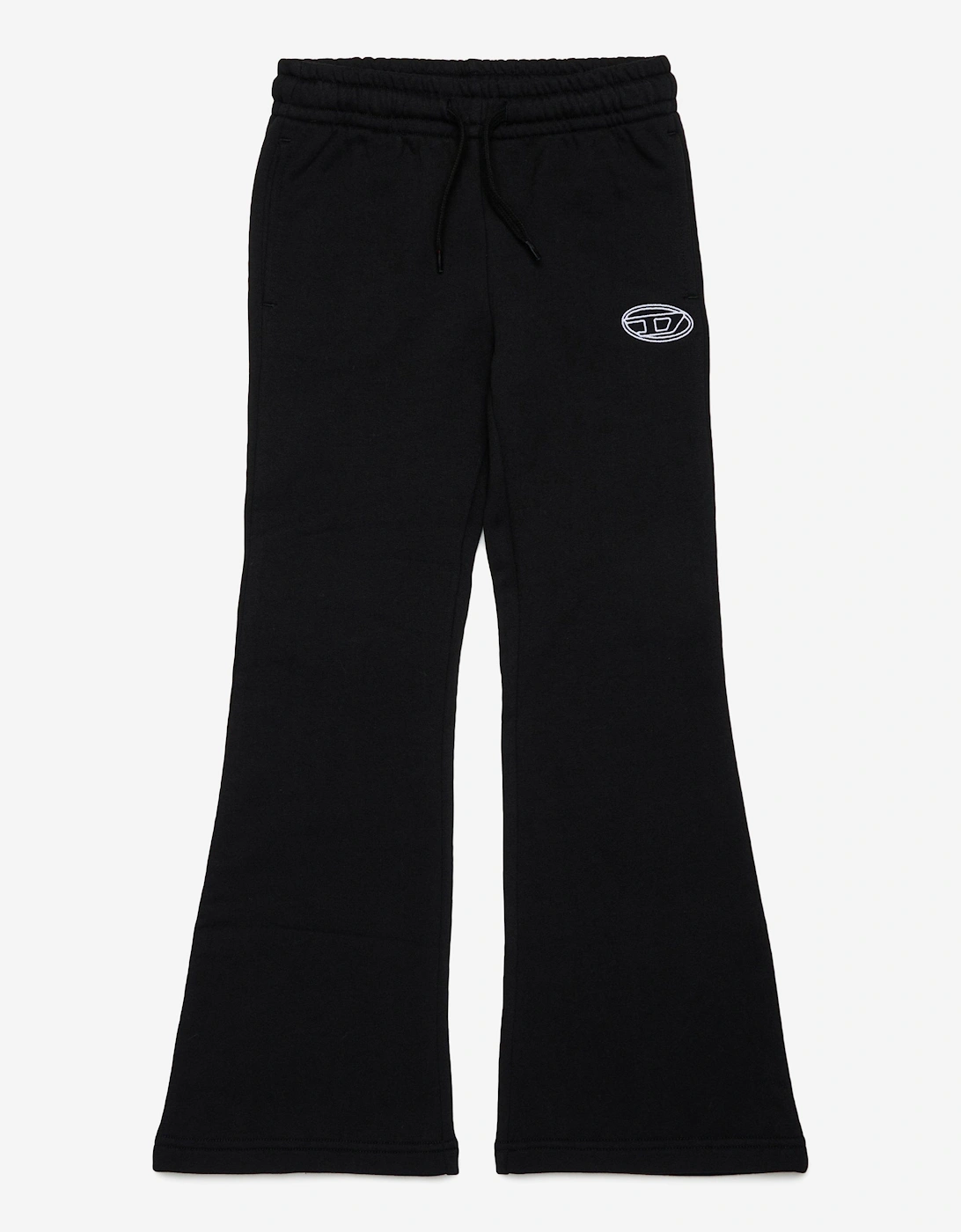 Girls Flared Logo Joggers in Black, 5 of 4