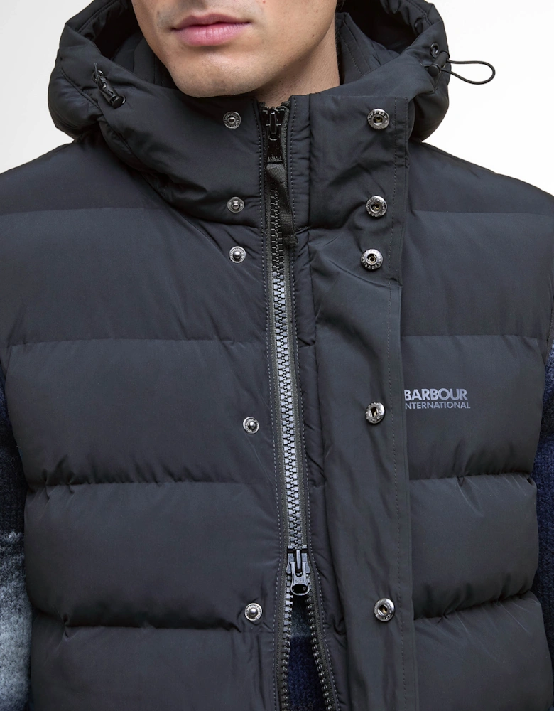 Padley Mens Puffer Gilet - Black