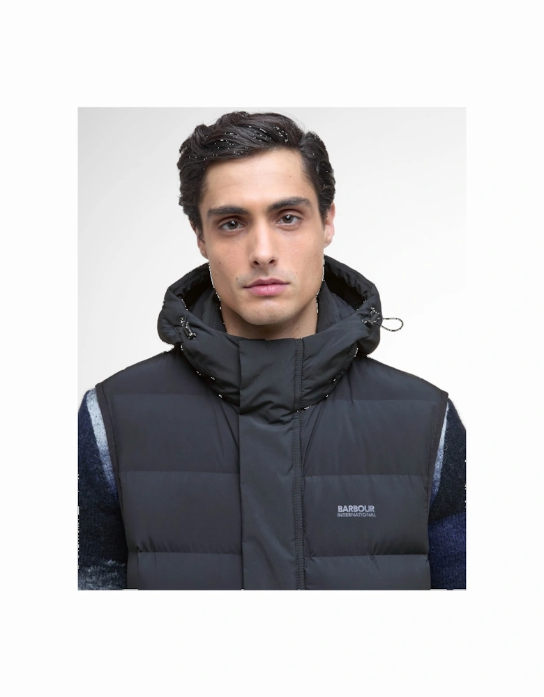 Padley Mens Puffer Gilet - Black