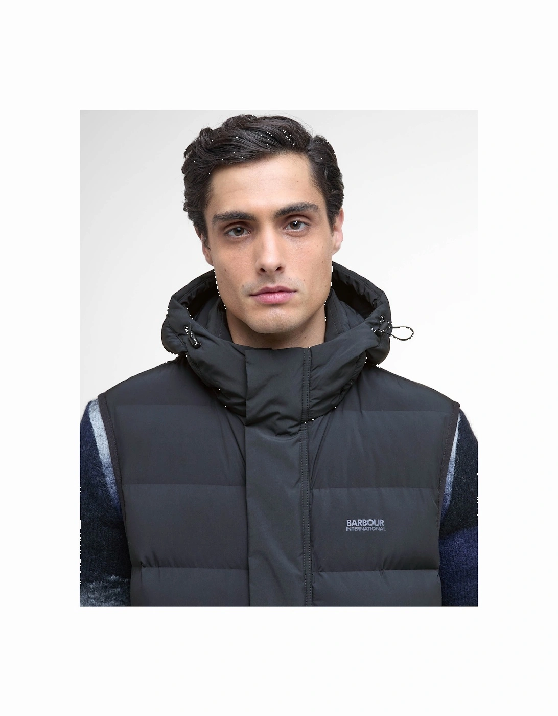 Padley Mens Puffer Gilet - Black