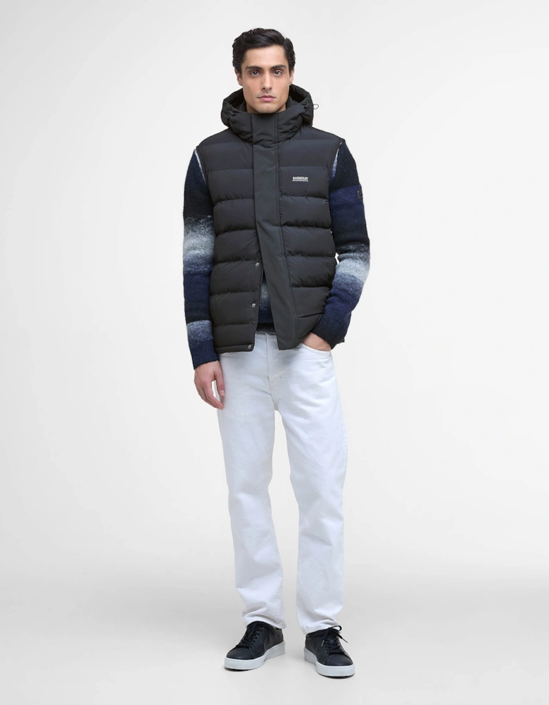 Padley Mens Puffer Gilet - Black