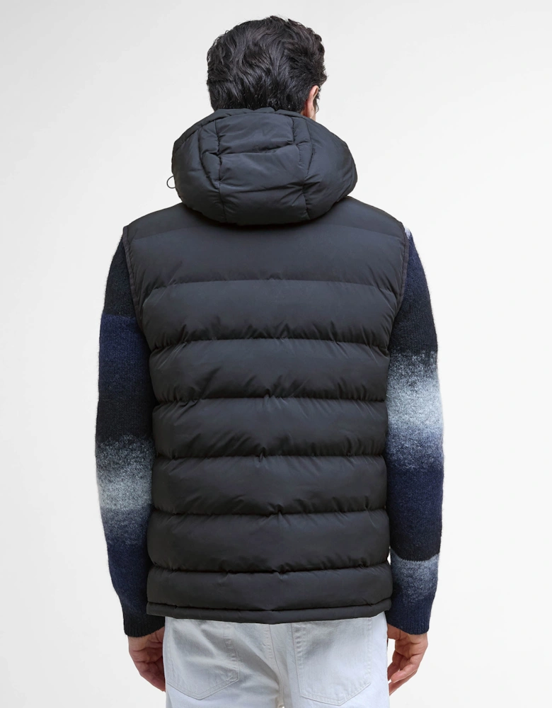 Padley Mens Puffer Gilet - Black