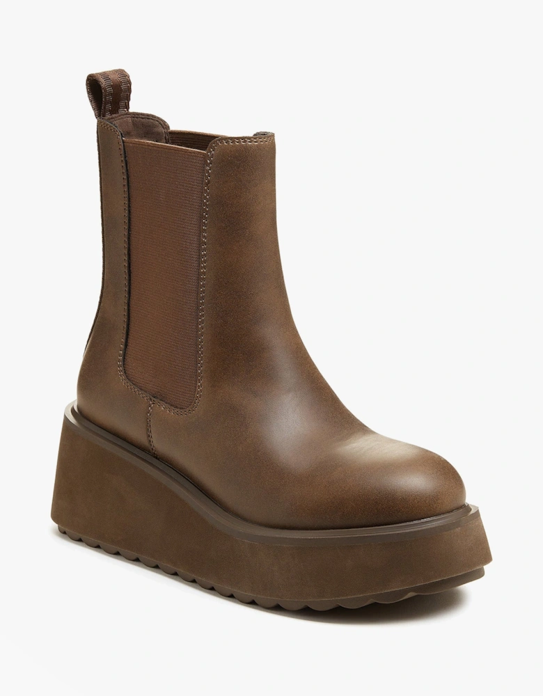 HEYDAY Womens Boots Dark Brown