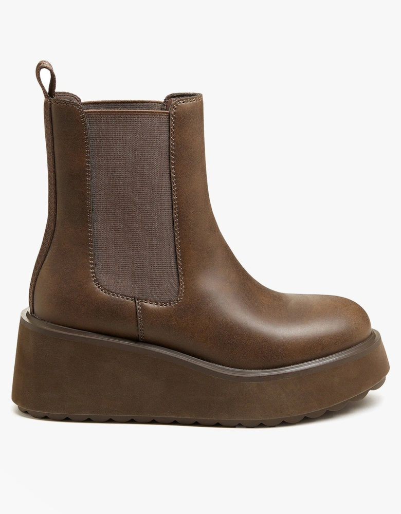 HEYDAY Womens Boots Dark Brown