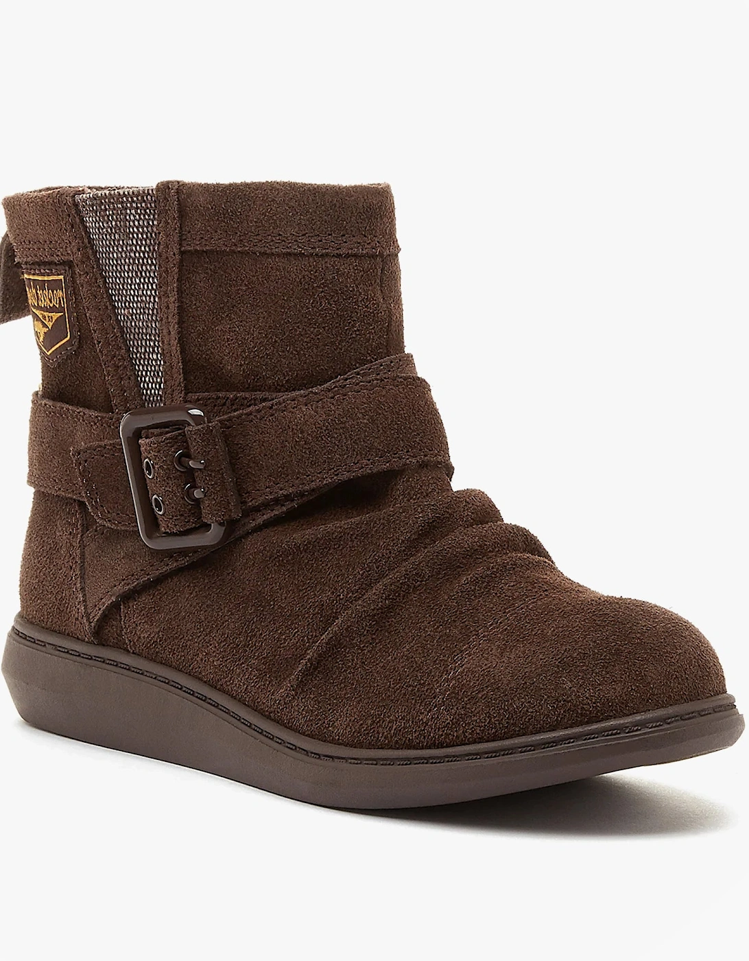 MINT Womens Suede Boots Brown