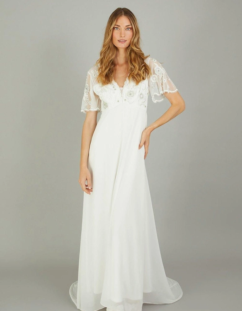 'Liz' Embroidered Bridal Dress