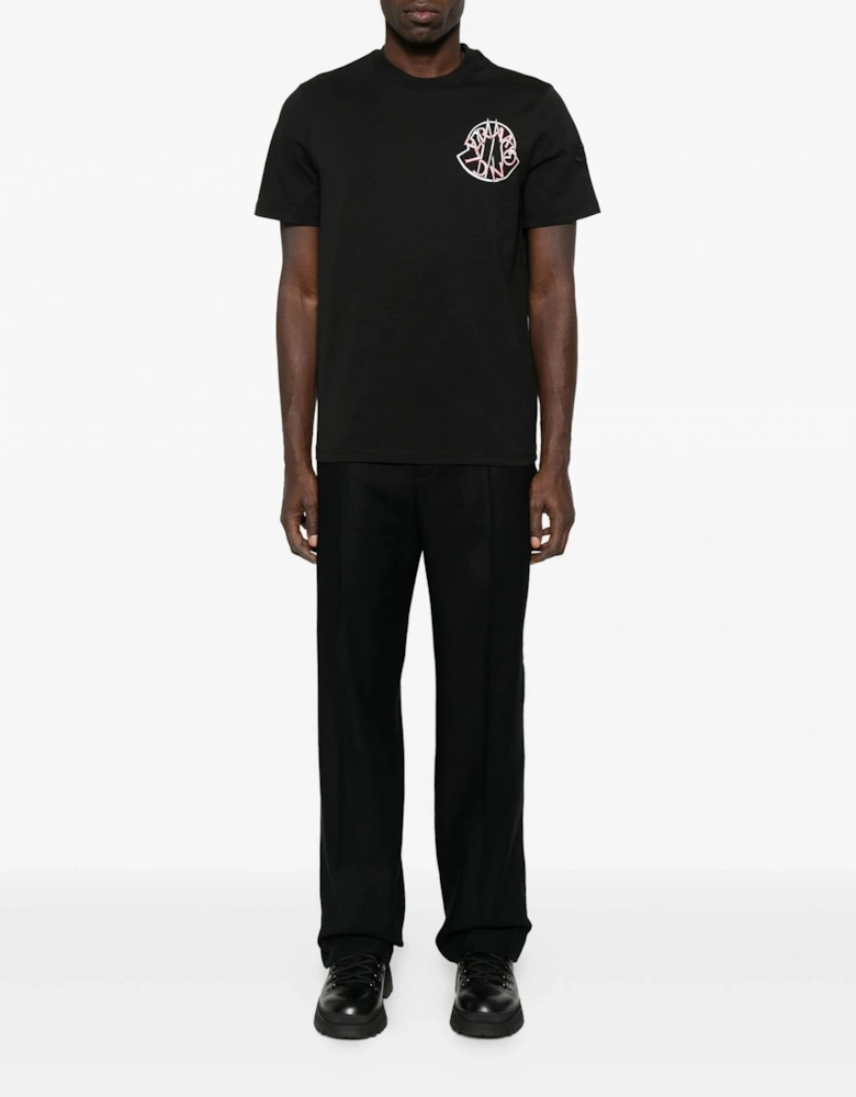 Printed Archive Logo T-Shirt Black