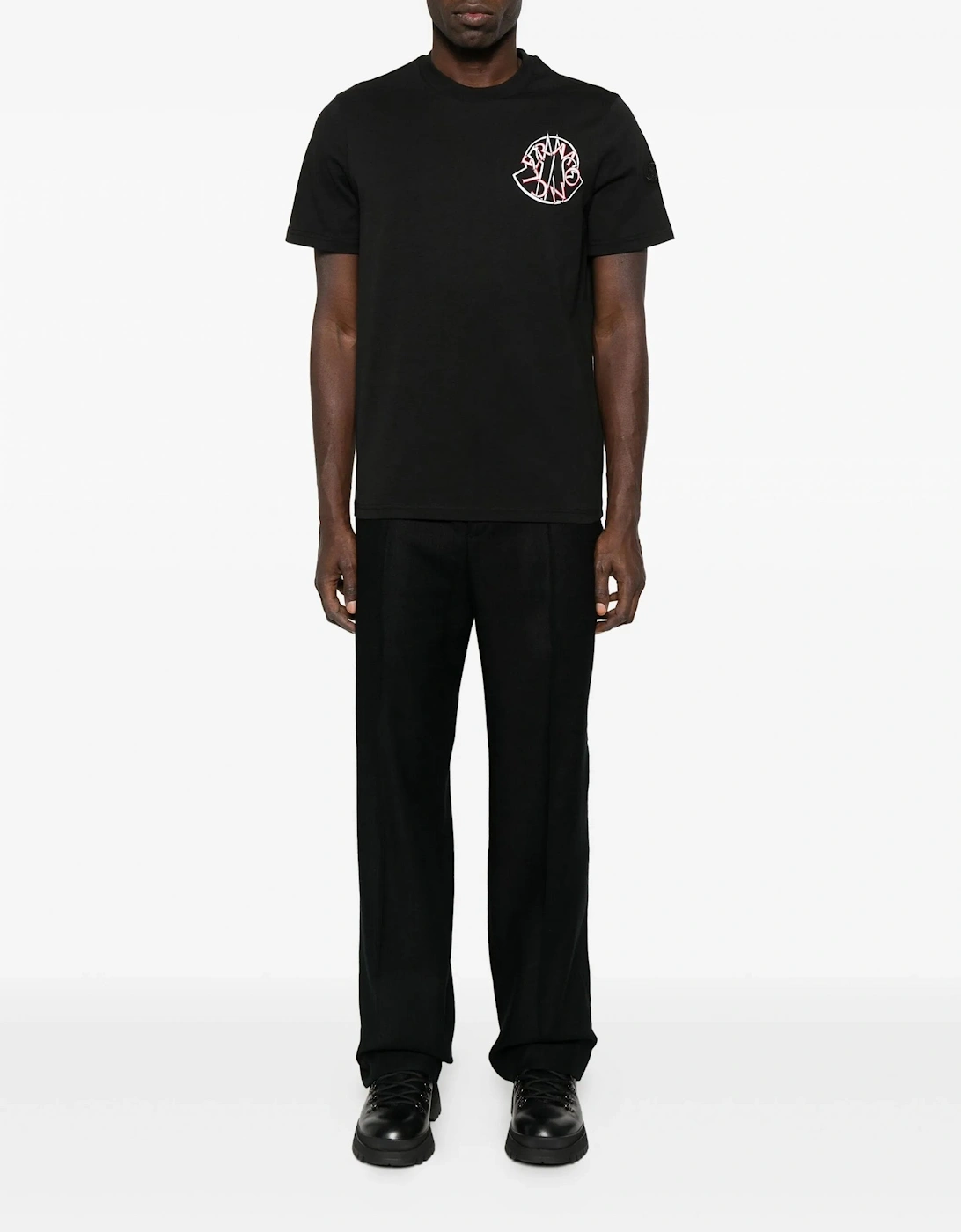 Printed Archive Logo T-Shirt Black