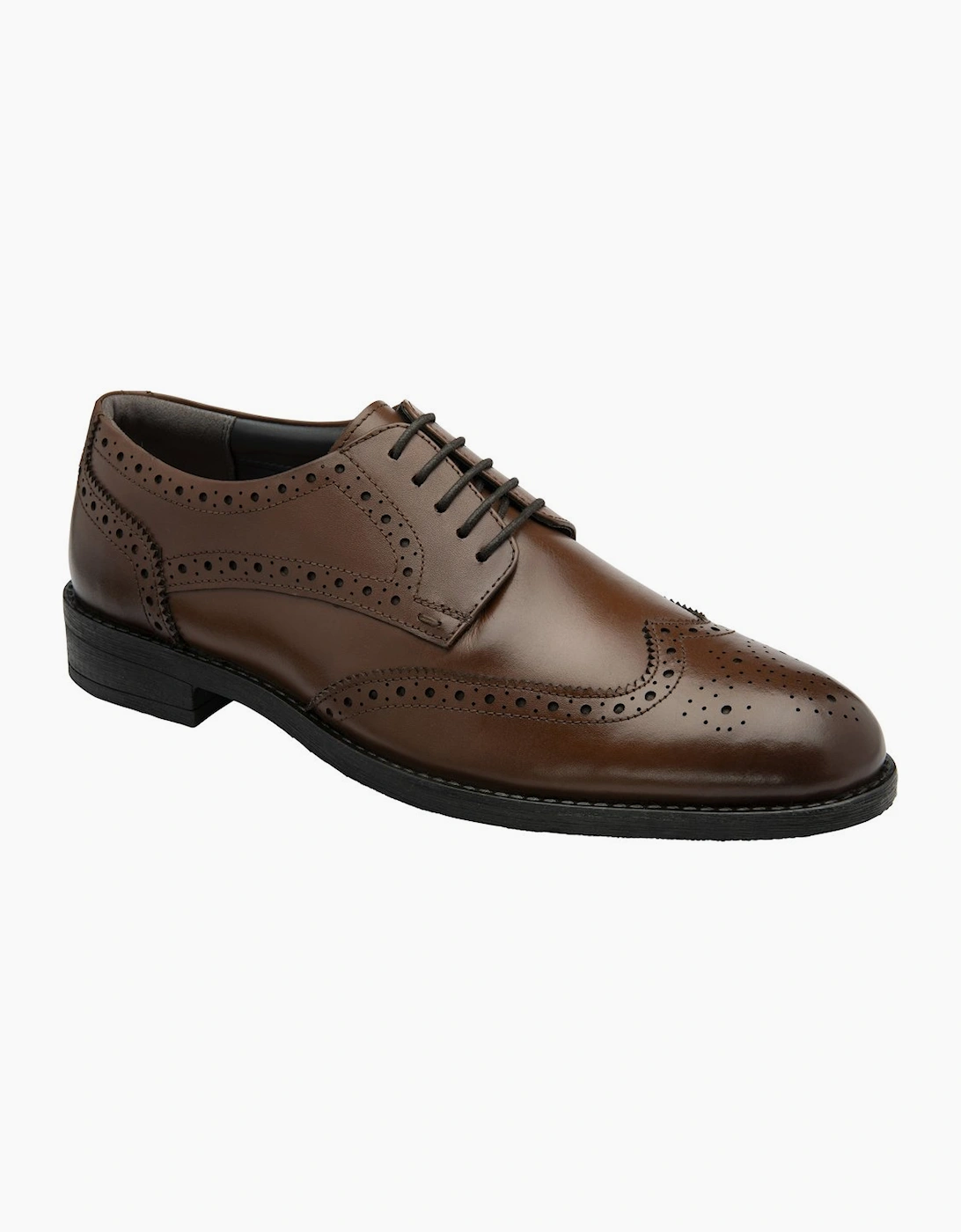 Frank Wright Men's Tan Huges Ii Brogues Colour: : Size 12 - Image 4