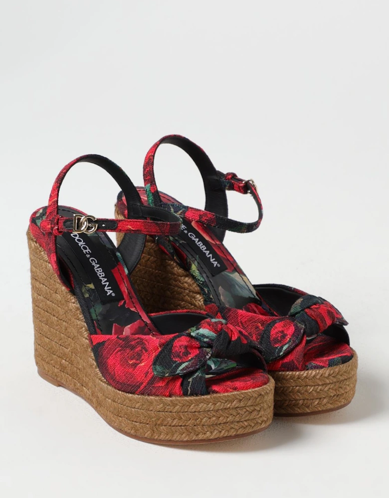Floral Espadrille Wedges