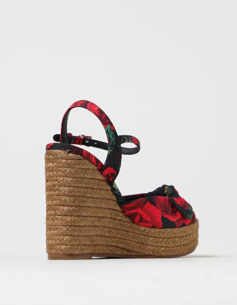 Floral Espadrille Wedges