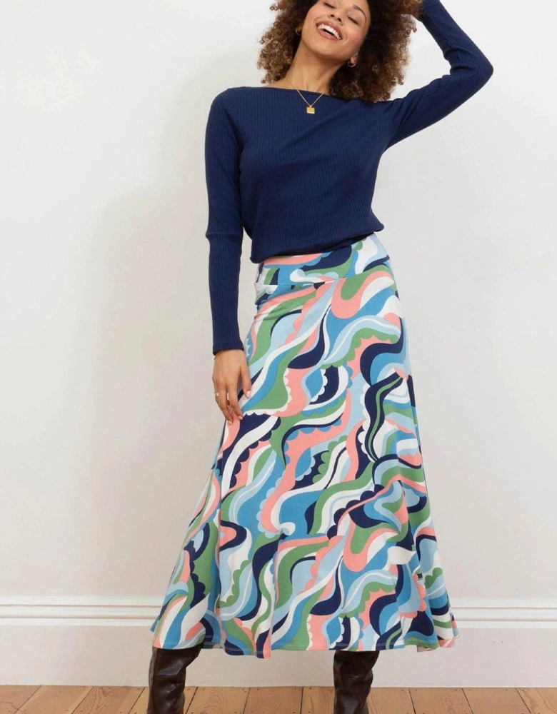 Shaftesbury Jersey Skirt Ripple