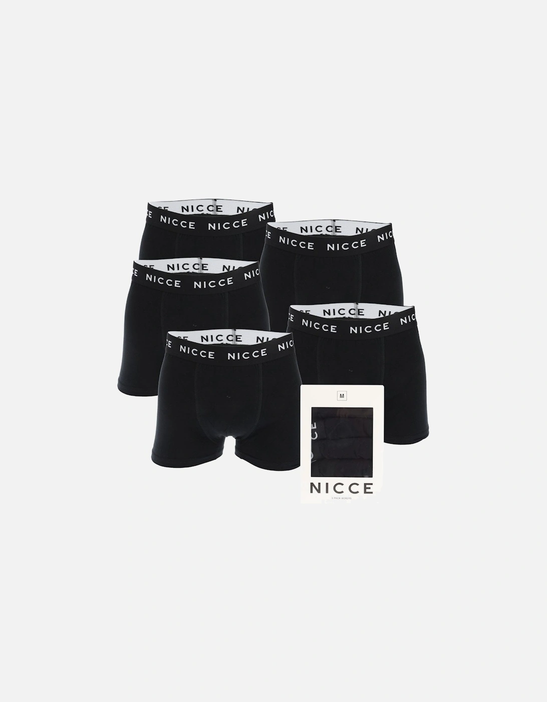 Mens Galan 5 Pack Boxer Shorts, 2 of 1