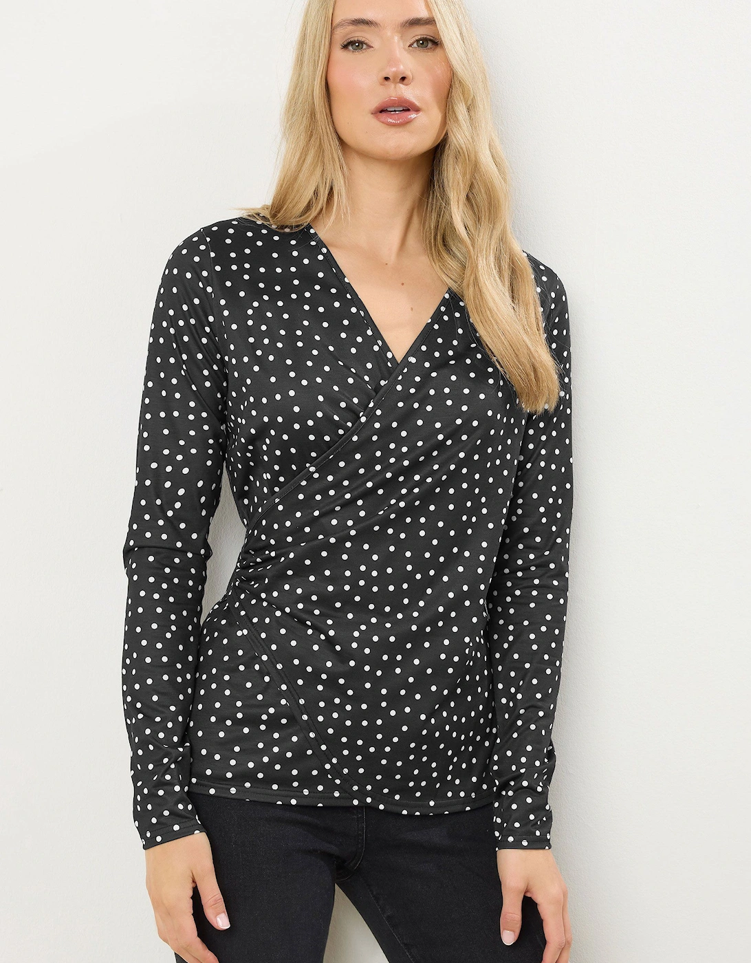 Tall Spot Wrap Top, 2 of 1